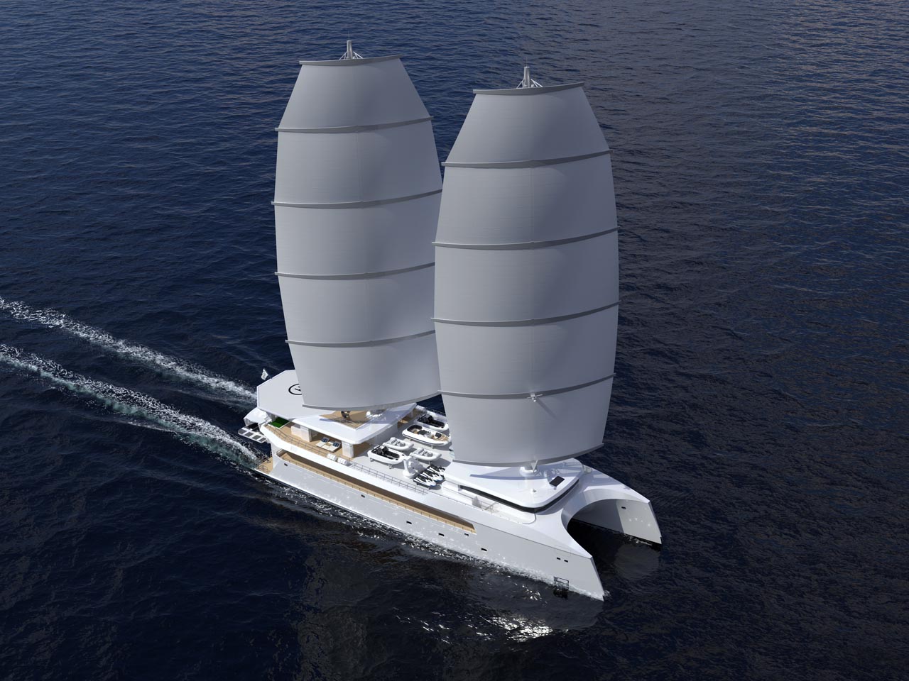 Echo Yachts the Construction on the World's Largest Sailing Catamaran